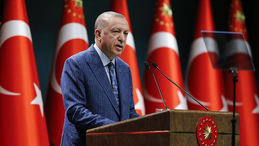Cumhurbaşkanı Erdoğan: Ülkemizi risk grubundan uzaklaştırmakta kararlıyız