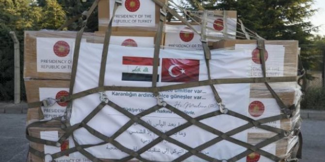 Türkiye'nin koronavirüs yardımları Bağdat'a ulaştı