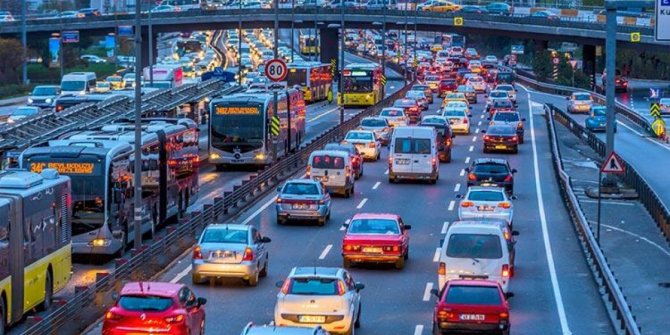 Türkiye'de trafiğe kayıtlı toplam taşıt sayısı belli oldu