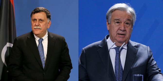 BM Genel Sekreteri Guterres, Libya Başbakanı Serrac ile telefonda görüştü