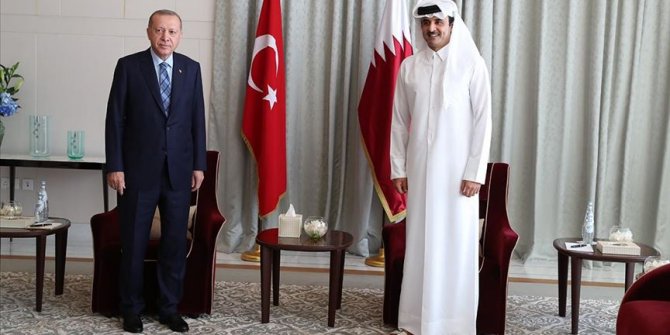 Katar Emiri Al Sani Cumhurbaşkanı Erdoğan ile Görüşmesinin Ardından Açıklama Yaptı
