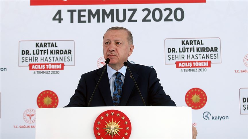 Cumhurbaşkanı Erdoğan: Türkiye'yi üç kıtanın sağlık merkezi yapmakta kararlıyız