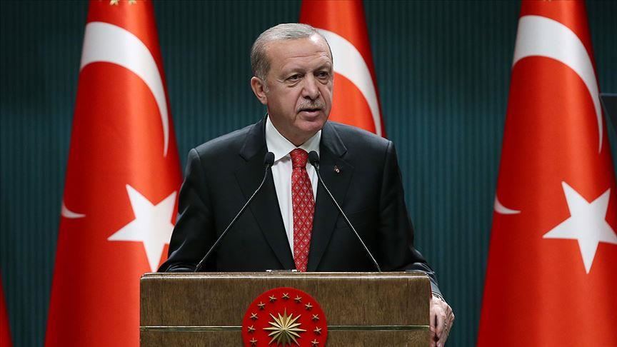 Erdoğan, TBMM Başkanlığına yeniden seçilen Mustafa Şentop'u kutladı