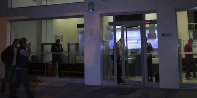 Ankara'da bir dakikada banka soygunu