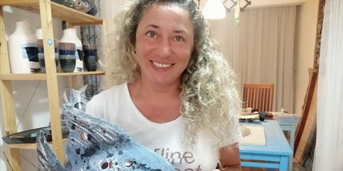 İtalya'dan gelip Çanakkale'de atölye açan seramik sanatçısı 'kültür elçisi' oldu