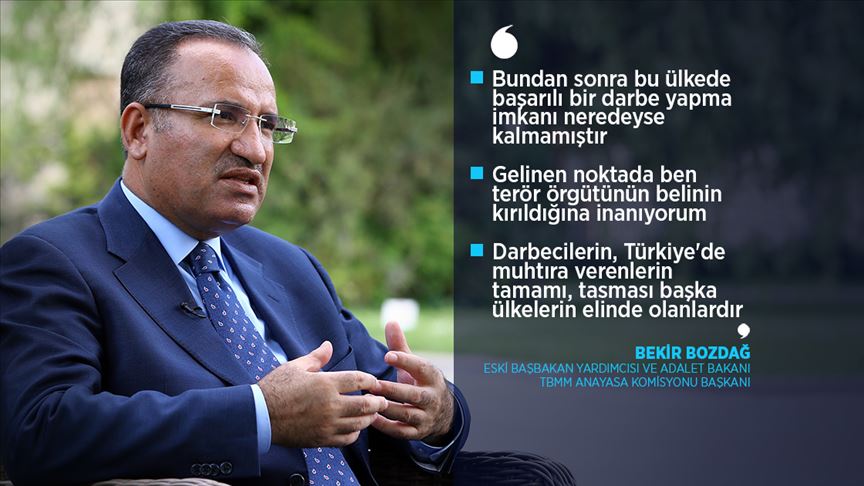 TBMM Anayasa Komisyonu Başkanı Bozdağ: Tayyip Bey FETÖ'nün Türkiye'yi işgaline engel oldu