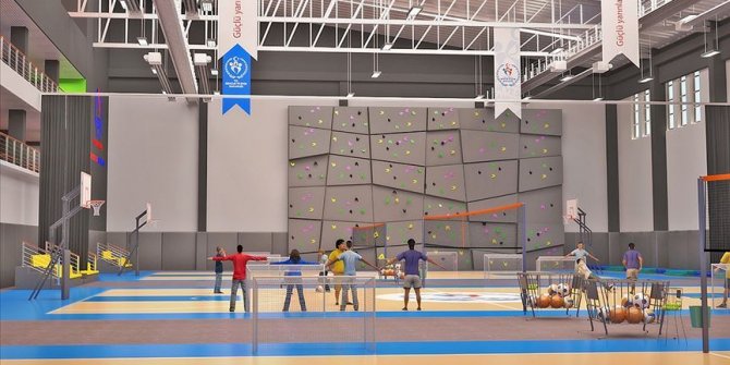Gençlik ve Spor Bakanlığı sığınmacı gençler için spor tesisleri inşa ediyor