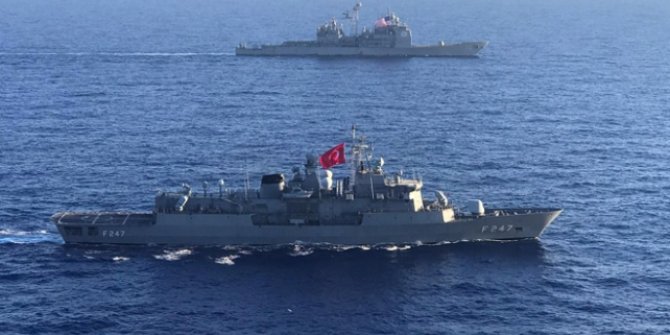 Türkiye ve ABD'den Akdeniz'de ortak deniz eğitimi