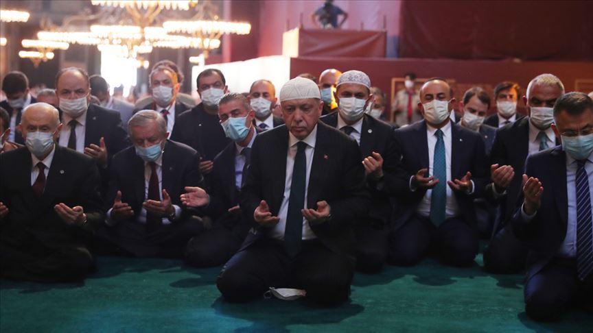 Yunan Ortodoks papaz Fotopulos'tan Ayasofya için Erdoğan'a övgü