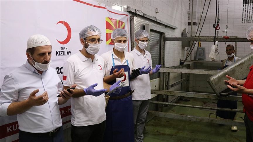 Türk Kızılay, Kuzey Makedonya’da 3 bine yakın aileye kurban eti dağıtacak