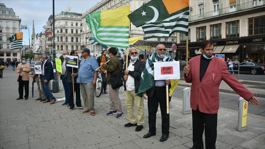 Hindistan’ın Cammu Keşmir’deki uygulamaları Avusturya’da protesto edildi