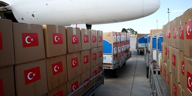 Türkiye'den KKTC, Azerbaycan, Kırgızistan ve Kazakistan'a Kovid-19 sürecinde tıbbi malzeme yardımı