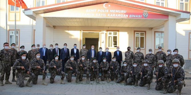 Emniyet Genel Müdürü Aktaş Azez'de, Suriye Görev Gücündeki güvenlik güçlerini ziyaret etti
