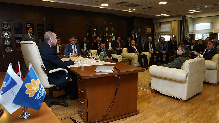 Cumhurbaşkanı Erdoğan'dan Sultanbeyli Belediyesi'ne ziyaret