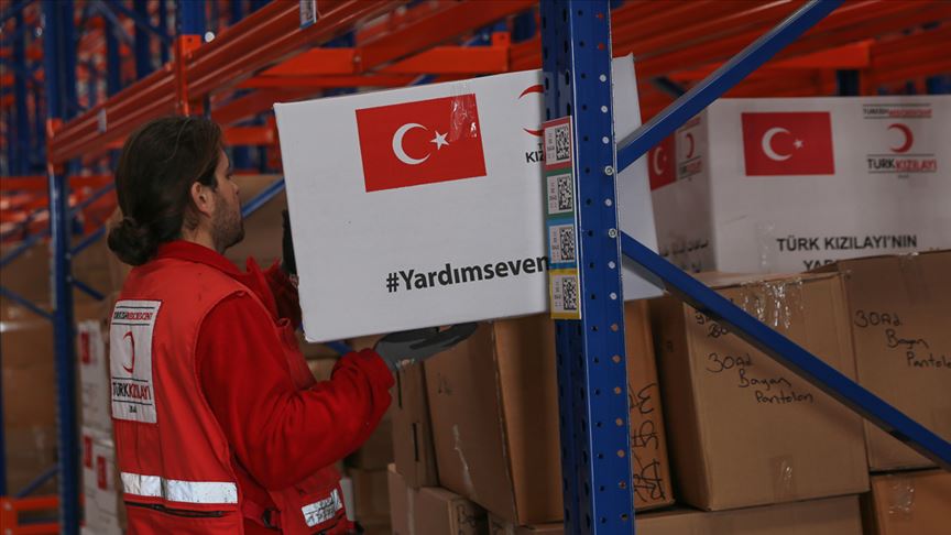 Türk Kızılayı'ndan Yemen'deki ihtiyaç sahibi engellilere gıda yardımı
