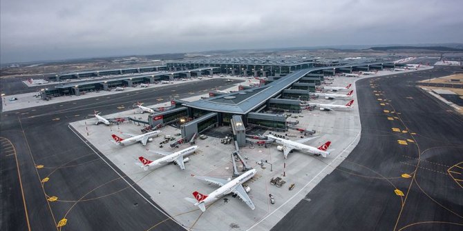 İstanbul Havalimanı günlük uçuş sayısında yeni yıla zirvede başladı