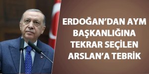 Erdoğan'dan AYM Başkanlığına tekrar seçilen Zühtü Arslan'a tebrik