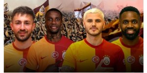 Galatasaray'da yıldızlar için imza töreni! Taraftarlar stadyumu doldurdu...