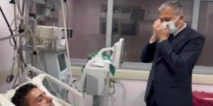 Cumhurbaşkanı Erdoğan terör saldırısında yaralanan polisle görüştü