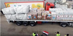 Bakan Koca dün duyurmuştu! Gazze'ye yardım uçağı Mısır'a ulaştı