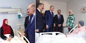 Cumhurbaşkanı Erdoğan'dan Gazze'den getirilen hastalara ziyaret