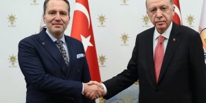 Cumhurbaşkanı Erdoğan, Yeniden Refah Partisi Genel Başkanı Erbakan'ı kabul etti