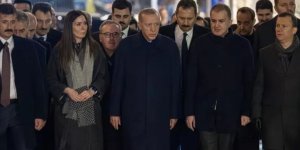 Başkan Erdoğan'dan yeni AK Parti Konferans Salonu'na ziyaret