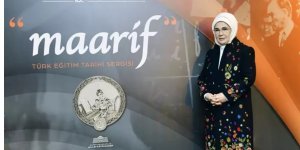 Emine Erdoğan, "Maarif: Türk Eğitim Tarihi Sergisi"ni gezdi