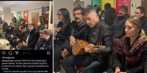 DEM Parti'nin 'Öcalan' nöbetine CHP'den türkülü destek