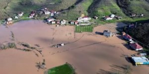Çanakkale'de Karamenderes Çayı'ndaki taşkın nedeniyle tarlalar su altında kaldı