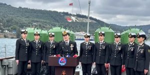 Türkiye'nin ilk kadın amirali TCG Nusret ile seyir yaptı