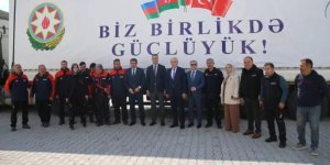 Kardeş ülke Azerbaycan Türkiye'ye gönderdi: İlk gün nasıl yanınızda olduysak sonuna kadar yanınızdayız