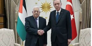 Cumhurbaşkanı Erdoğan, Filistin Devlet Başkanı Mahmud Abbas ile telefonda görüştü