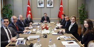 Cumhurbaşkanı Yardımcısı Yılmaz, TİM heyeti ile bir araya geldi