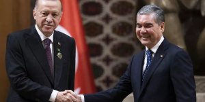 Cumhurbaşkanı Erdoğan, Türkmenistan Milli Lideri Berdimuhammedov ile görüştü