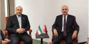 TBMM Başkanı Kurtulmuş, İran İslami Şura Meclisi Başkanı Galibaf ile görüştü