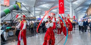 İstanbul Havalimanı'nda Cumhuriyet Bayramı coşkusu
