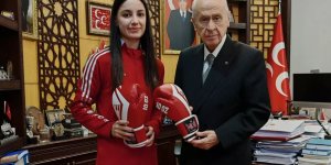 MHP Genel Başkanı Bahçeli, Aybüke Kılınç'ı kabul etti