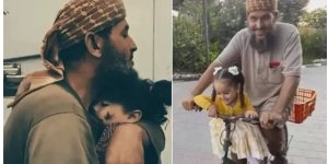 Torununa 'ruhumun ruhu' diye veda eden Filistinli dede, İsrail saldırısında şehit düştü