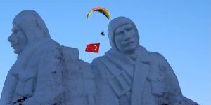 Sarıkamış Harekatı'nın 110. yıl dönümü! Şehitler için yapılan "Kardan Heykeller Sergisi" açıldı