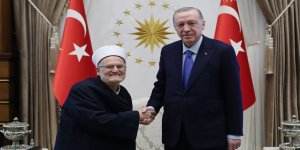Cumhurbaşkanı Erdoğan, İmam Hatibi Sabri'yi kabul etti