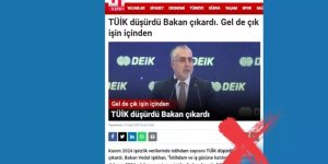 DMM: 'Kasım 2024 işsizlik verilerinde istihdam sayısını TÜİK düşürdü Bakan çıkardı' iddiası doğru değil