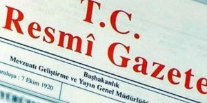 Resmi Gazete'de Bugün