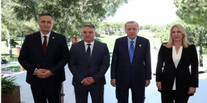 Cumhurbaşkanı Erdoğan, Antalya Diplomasi Forumu'nda liderlerle görüştü
