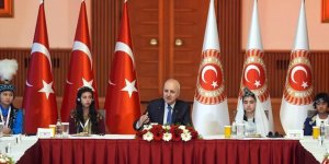 Türkiye Büyük Millet Meclisi Başkanı Numan Kurtulmuş dünya çocuklarını kabul etti