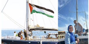 Türk aktivistin eşi: Devletimiz hep yanımızda, biz bu yola baş koyduk