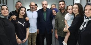 15 Temmuz darbe girişimi ve milletin zaferi... Cumhurbaşkanı Erdoğan şehit ailelerini ziyaret etti