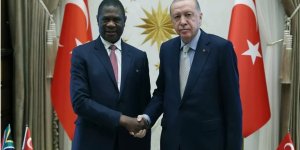 Cumhurbaşkanı Erdoğan, Güney Afrika Cumhuriyeti Cumhurbaşkanı Yardımcısı Mashatile'yi kabul etti