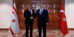 Bakan Fidan, KKTC Cumhurbaşkanı Erhürman ile görüştü