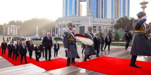 TBMM Başkanı Kurtulmuş'a Duşanbe'de sıcak karşılama: Resmi temaslar başladı